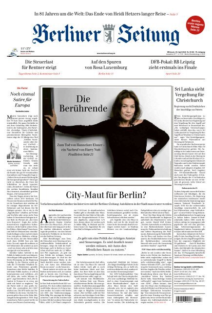 Berliner Zeitung 24.04.2019