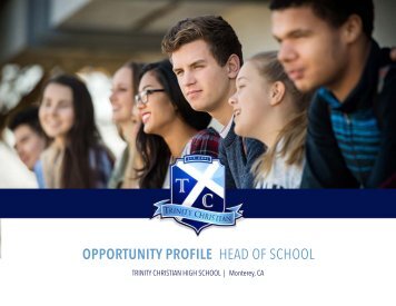 Trinity Christian HS Opportunity Profile
