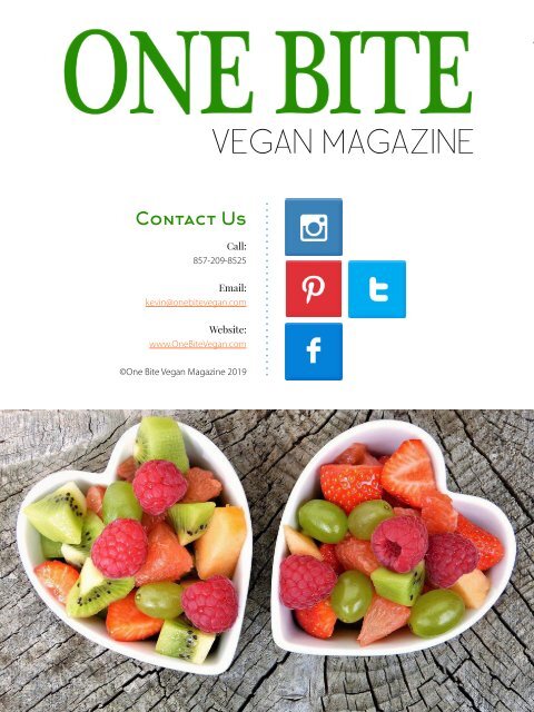 One Bite Vegan May 2019