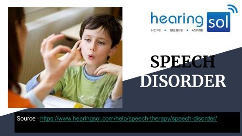 Speech Disorder