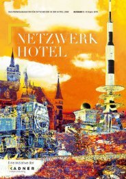 Netzwerk Hotel - Das Premium-Magazin für Entscheider in der Hotellerie 03/2019