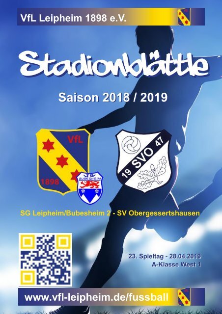Stadionblättle VfL Leipheim