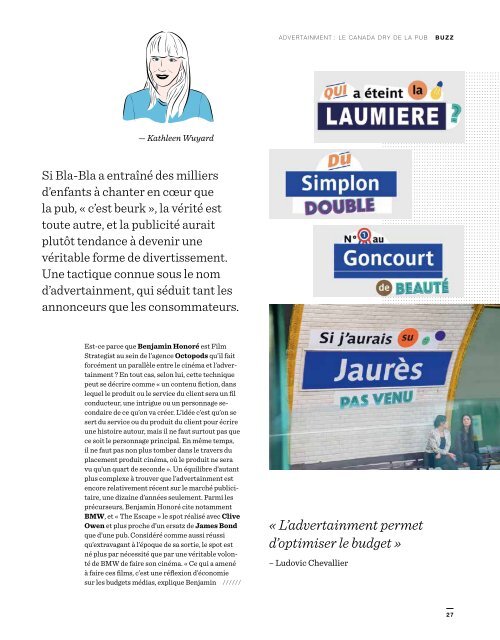 PUB Magazine Nr 2 - Avril 2019