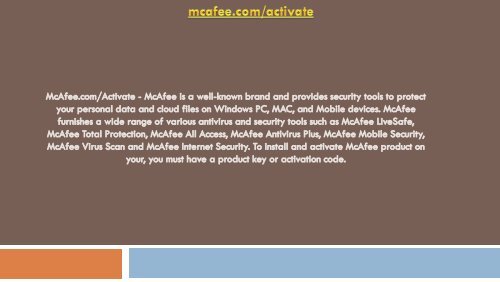 how long does it take to install mcafee antivirus