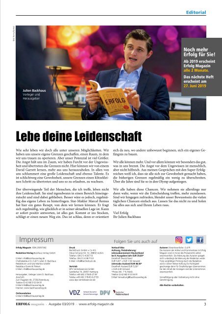 Erfolg Magazin Ausgabe 3-2019