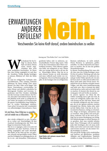 Erfolg Magazin Ausgabe 3-2019