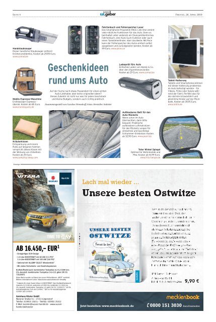 Ratgeber Auto Ausgabe PM