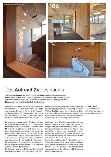 architektur Fachmagazin Ausgabe 3 2019