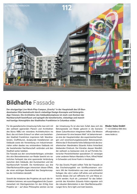 architektur Fachmagazin Ausgabe 3 2019