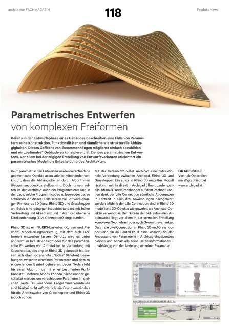 architektur Fachmagazin Ausgabe 3 2019