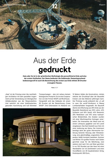 architektur Fachmagazin Ausgabe 3 2019