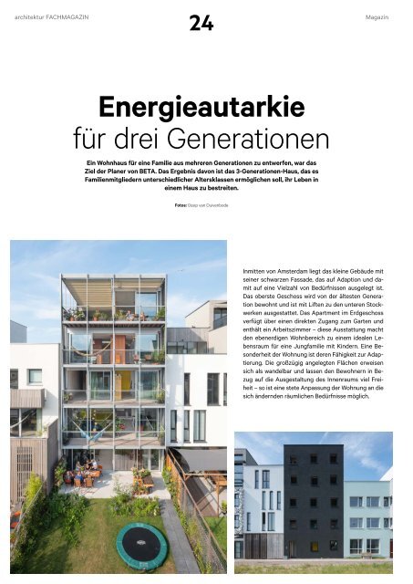 architektur Fachmagazin Ausgabe 3 2019