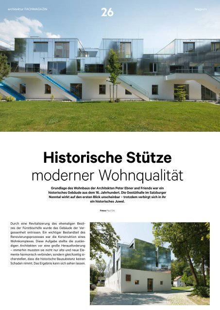 architektur Fachmagazin Ausgabe 3 2019