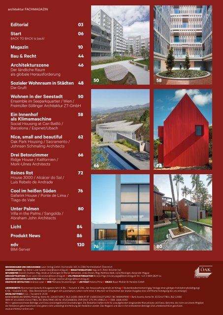 architektur Fachmagazin Ausgabe 3 2019