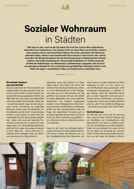 architektur Fachmagazin Ausgabe 3 2019