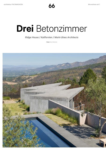 architektur Fachmagazin Ausgabe 3 2019