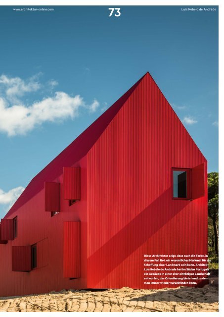 architektur Fachmagazin Ausgabe 3 2019