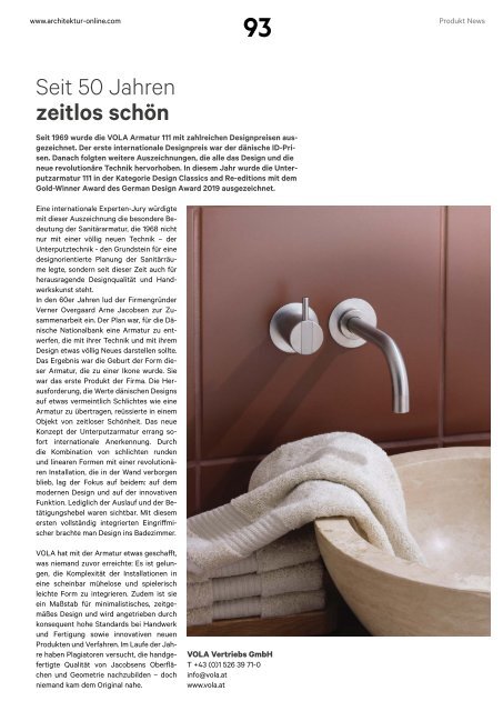 architektur Fachmagazin Ausgabe 3 2019