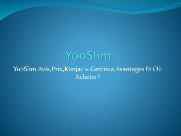 Quel est le processus de travail de YooSlim?