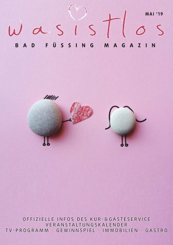 wasistlos Bad Füssing Magazin Mai 2019