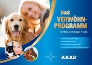 Verwöhnprogramm ARAS Tiernahrung 2019