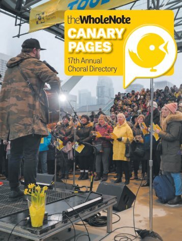 Canary Pages | 17th Annual Choral Directory