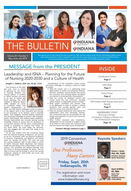 ISNA Bulletin - May 2019
