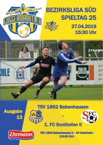 20190427 Fuggermärktler TSV 1862 Babenhausen – 1. FC Sonthofen II