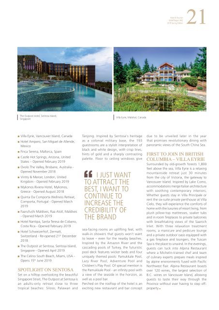 Hotel & Tourism SMARTreport #42