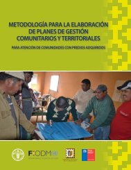 FAO metodología para elabora plan de gestion comunitarios y territoriales