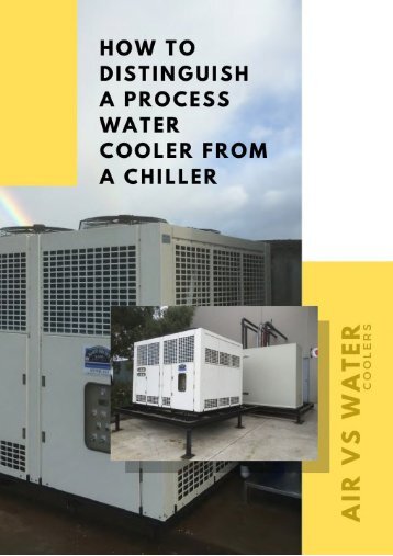 How to Distinguish a Process Water Cooler from a Chiller