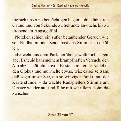 Gustav-Meyrink Der Kardinal Napellus