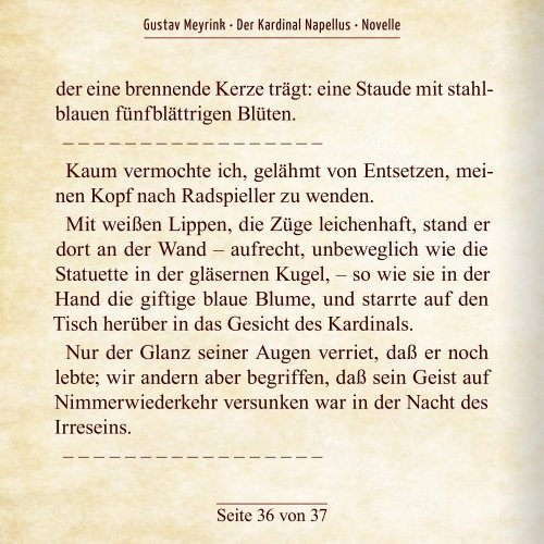 Gustav-Meyrink Der Kardinal Napellus