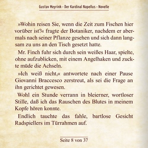 Gustav-Meyrink Der Kardinal Napellus