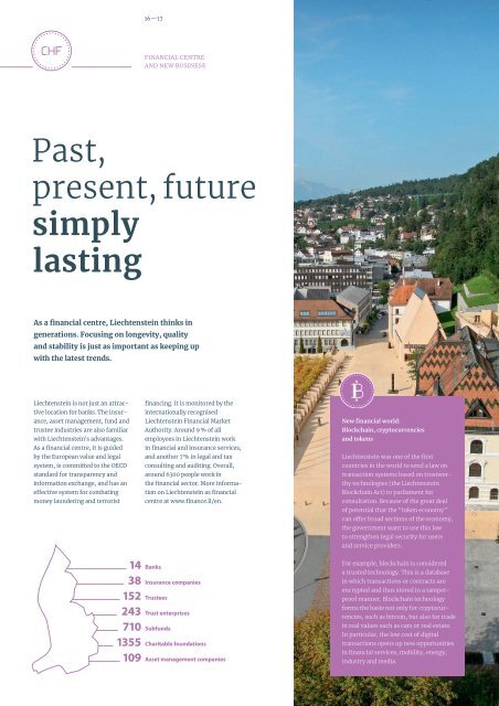 Magazine "Liechtenstein as a business location - simply successful" 