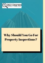 Why Should You Go For Property Inspections?