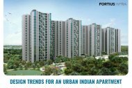 Design Trends for an Urban Indian Apartment | Fortius Infra