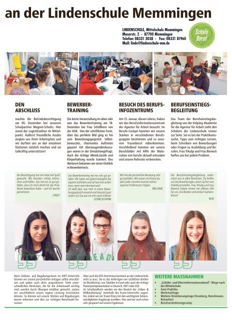 Ausbildung im Focus 2019