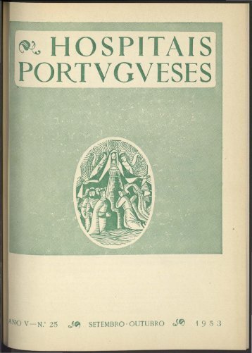 Hospitais Portugueses ANO V n.º 25 setembro-outubro 1953