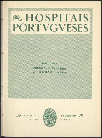 Hospitais Portugueses ANO VI n.º 28 fevereiro 1954