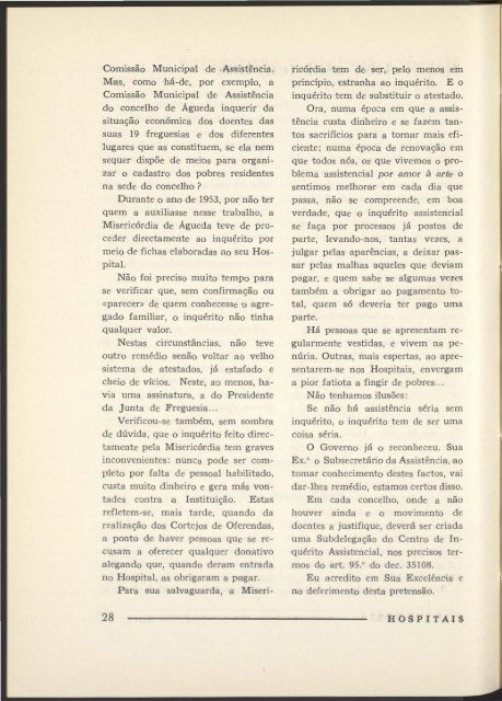 Hospitais Portugueses ANO VI n.º 36 dezembro 1954