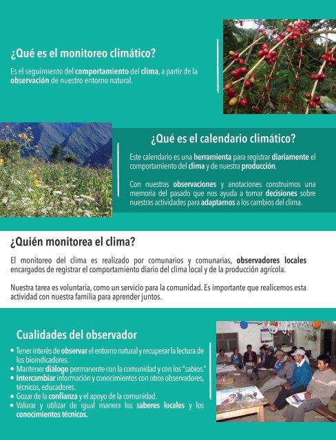 Sistema Monitoreo Local Climático Municipio de Charazani Zona Trópico (Yungas)