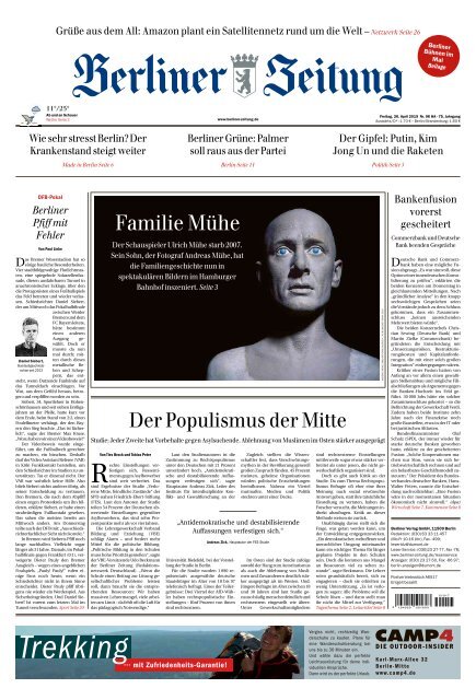 Berliner Zeitung 26.04.2019