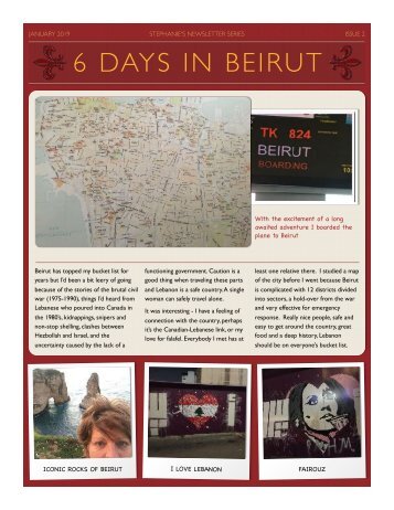 6 days in beirut