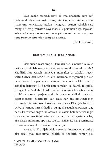 ebook - Siapa yang Mendoakan Orang Tuamu