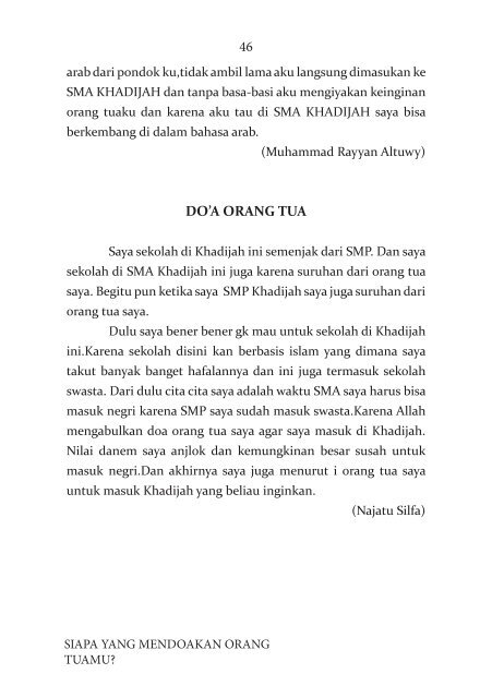 ebook - Siapa yang Mendoakan Orang Tuamu