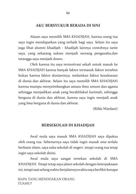 ebook - Siapa yang Mendoakan Orang Tuamu