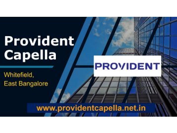 Best Prelaunch Apartments in Whitefield Bangalore 