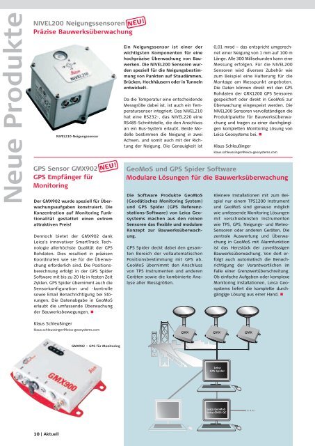 aktuell 21 (pdf, 2,2 mb) - Leica Geosystems