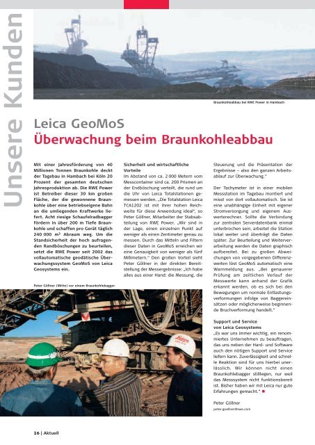 aktuell 21 (pdf, 2,2 mb) - Leica Geosystems